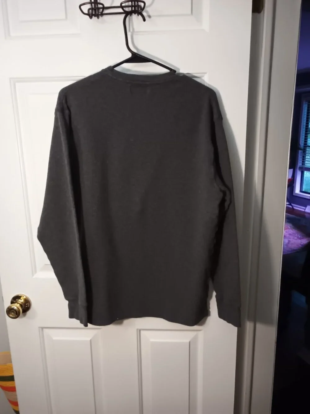 Polo by Ralph Lauren Dark Charcoal Crewneck Long-Sleeve Shirt